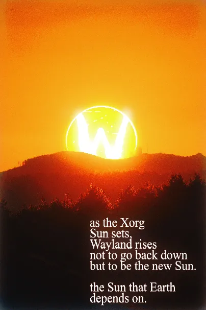 wayland sunrise poster